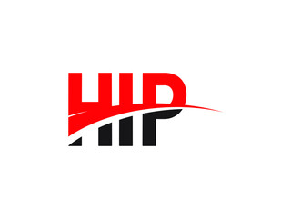 Obraz premium HIP Letter Initial Logo Design Vector Illustration
