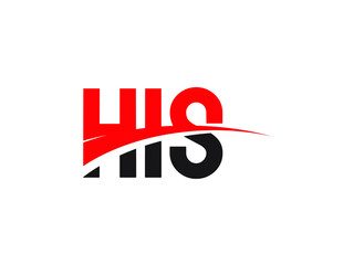 HIS Letter Initial Logo Design Vector Illustration