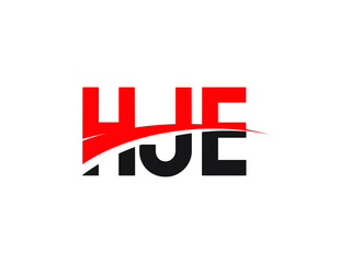 Obraz premium HJE Letter Initial Logo Design Vector Illustration