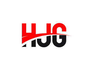 HJG Letter Initial Logo Design Vector Illustration