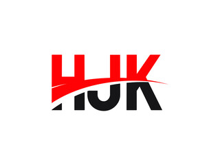HJK Letter Initial Logo Design Vector Illustration