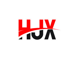 HJX Letter Initial Logo Design Vector Illustration
