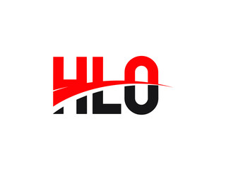 HLO Letter Initial Logo Design Vector Illustration