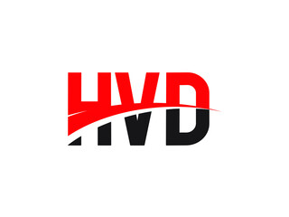 HVD Letter Initial Logo Design Vector Illustration