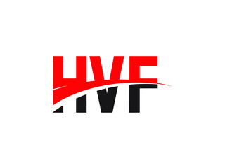 HVF Letter Initial Logo Design Vector Illustration