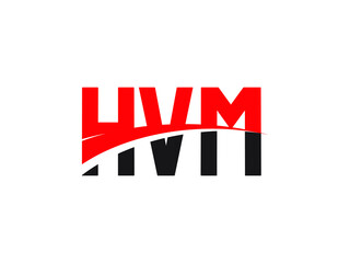 HVM Letter Initial Logo Design Vector Illustration