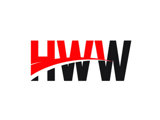 HWW Letter Initial Logo Design Vector Illustration