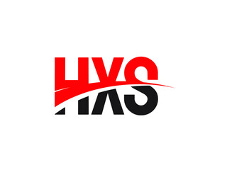 HXS Letter Initial Logo Design Vector Illustration