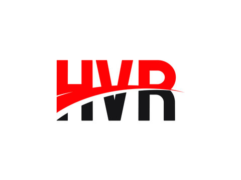 HVR Letter Initial Logo Design Vector Illustration