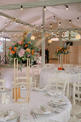 wedding table setting