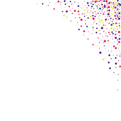 Green Round Element Background. Event Square Texture. Yellow Fall Circle Isolated. Pink Wedding Dot.