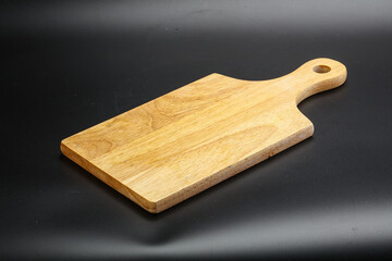Wooden board for kitchen isolated