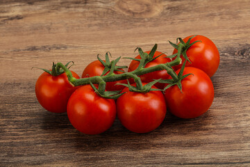 Fresh ripe cherry tomato branch