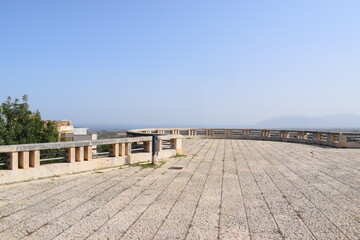 Piazza Bagolino, one of the main squares of Alcamo, in the province of Trapani, Sicily, Italy