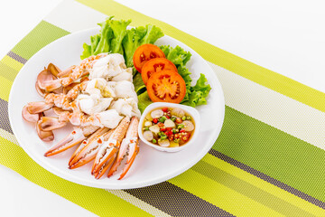 Steamed crabs favorite seafood