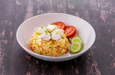 Crab meat fried rice