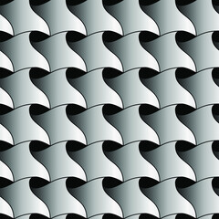seamless geometric pattern in black and white, abstract background