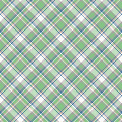 Plaid seamless pattern. Vector background of textile ornament. Flat fabric design.