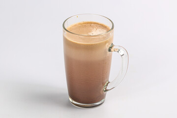Hot sweet and tasty chocolate drink
