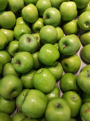 fresh and healthy green apples