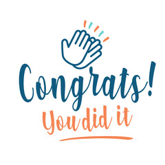 Congrats ! you did it