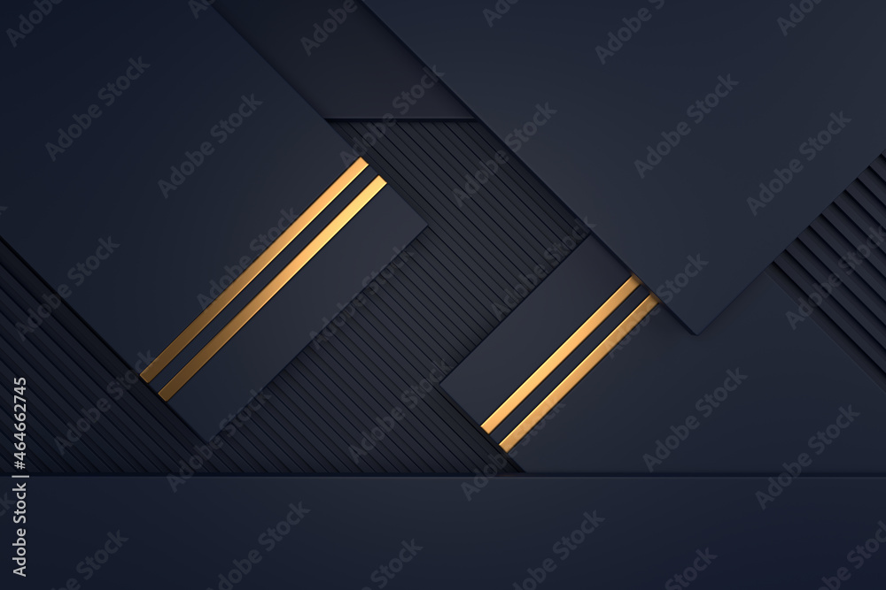 Poster abstract background with luxury concepts. 3d rendering.