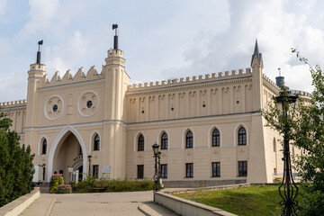 Fototapeta na wymiar the historic Lublin Castle in the old city center of Lublin