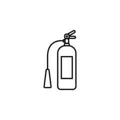 fire extinguisher icon, fire vector, extinguisher illustration