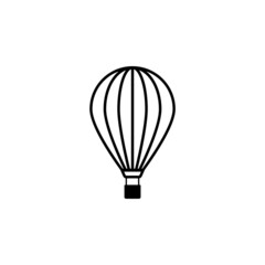 hot air balloon icon, balloon vector, travel illustration