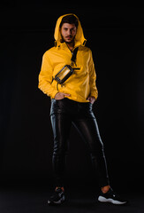 Trendy fashion model