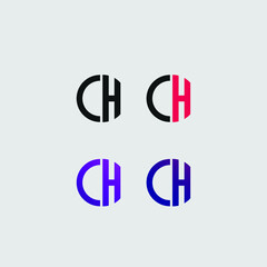CJ initial letter logo vector template | Creative modern monogram Circle logo
