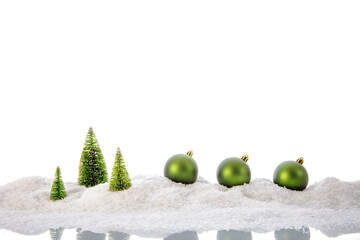 Winterlandschaft Kunstschnee