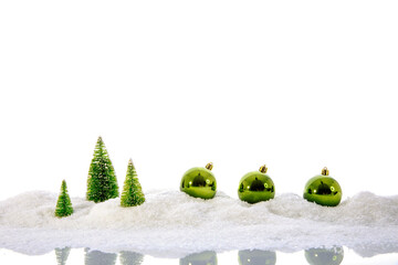 Winterlandschaft Kunstschnee