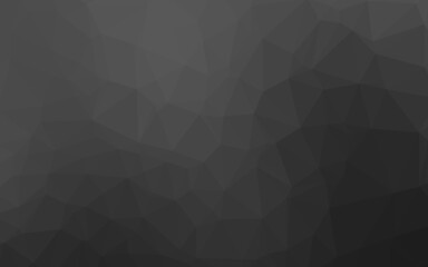 Obraz premium Dark Silver, Gray vector polygonal template.