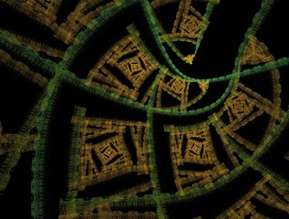 Imaginatory fractal abstract background Image