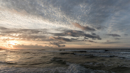Sunrise on the beach