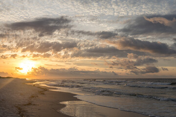 Sunrise on the beach