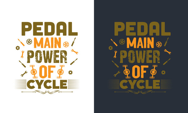 Bicycle print design with quote bike lover Vector Design illustration for fashion fabrics textile graphics prints.