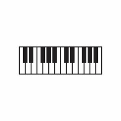 Fototapeta premium Keyboard Music Icon. Piano Symbol.