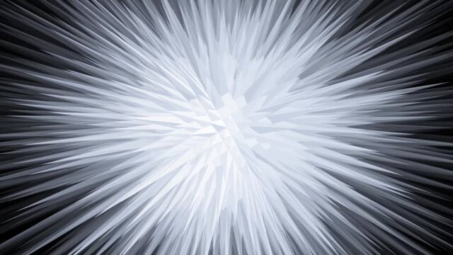 3D光線 トゲトゲ 回転 BG01 SI