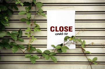 The iron doors of the office had long been closed.
Until weeds cover, low key and effect added. Dirty Noise 