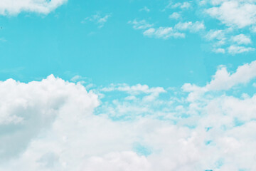 Sky blue background. Sky cloud clear