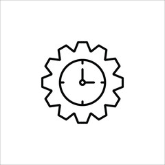 Time Management icon vector illustration on white background. eps 10