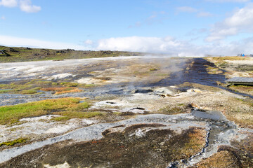 Hveravellir hot springs area, Highlands of Iceland