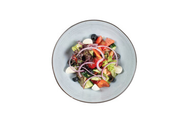 plate with salad