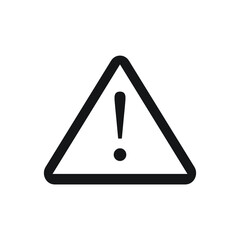 Attention Sign Icon Illustration