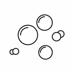 Bubble icon illustration design template