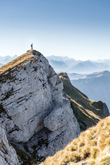 Schrattenfluh mit Hengst und Schibengütsch, Schweizer Alpen, Entlebuch, Schweiz
Wandern, bergsteigen, Gipfel, Erfolg, Zufriedenheit