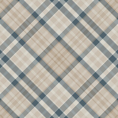 Seamless checkered pattern background. fabric texture. Vector.
