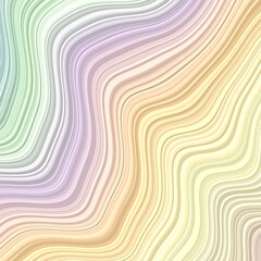 Pastel colored background design with curved lines. Vector illustration of an appealing backdrop.